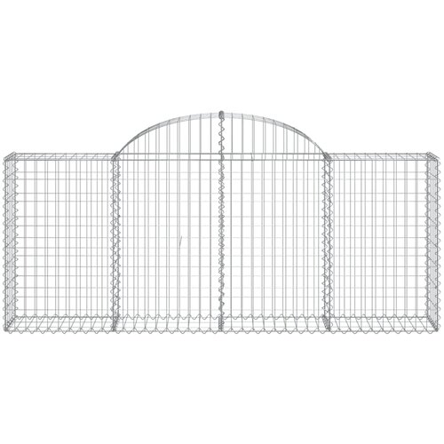  Lučne gabionske ko&amp;scaron;are 30 kom 200x30x80/100cm pocinčano željezo Slike