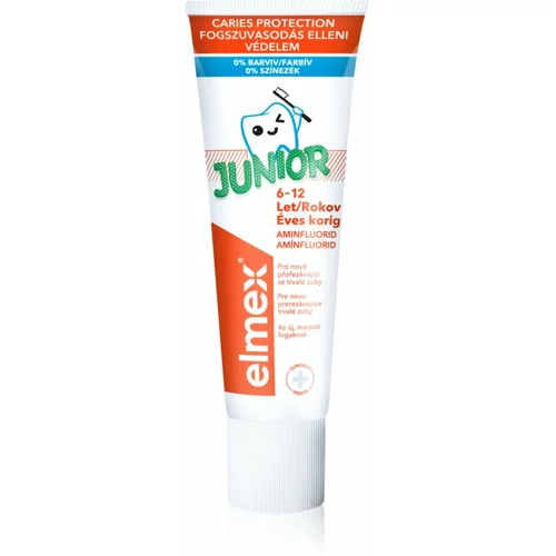 Elmex Junior zobna pasta za otroke od 6 do 12 let 75 ml