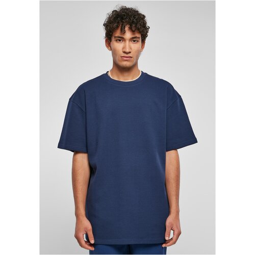 Urban Classics Plus Size Oversized Waffle Tee darkblue Slike