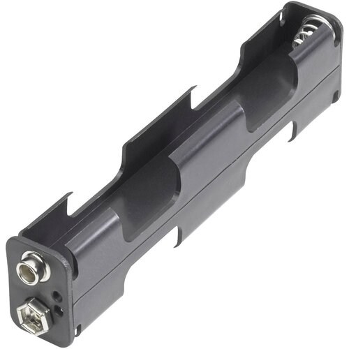 Goobay 10881 nosilec baterij 4x Mignon (AA) hitrosklopni priključek (D x &Scaron; x V) 110 x 26 x 16mm Držalo za baterije D za 4 Mignon baterije (D x &Scaron; x V), (20641692) Cene
