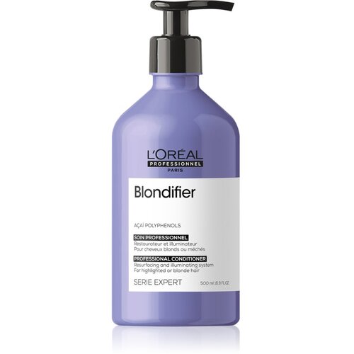 L&amp;acute;Or&amp;eacute;al Paris Serie Expert Blondifier posvjetljujući regenerator za sve tipove plave kose 500 ml Slike