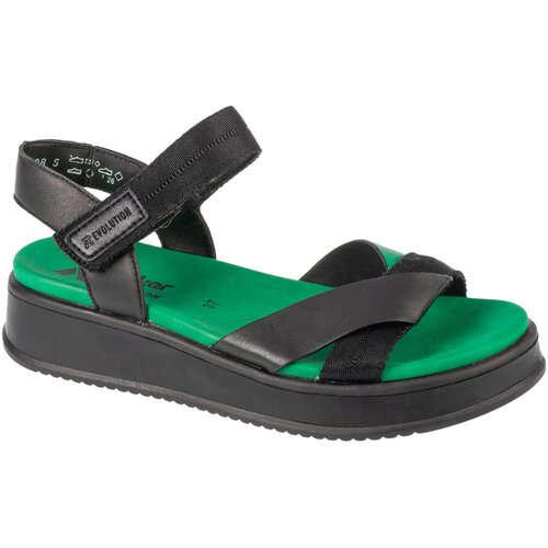 Rieker &amp;Scaron;portni sandali Sandals Črna Slike