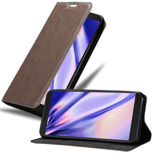 Cadorabo Ohi&scaron;je, združljivo z Alcatel 3L 2019 v kavovinsko rdeča - Za&scaron;čitni ovitek z magnetnim zapiranjem, stoječo funkcijo in režo za kartice, (20549960) Cene
