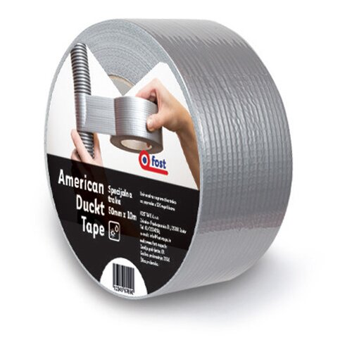 FOST Ljepljiva traka AMERICAN DUCKT TAPE SIVI 50MM/25M Cijene