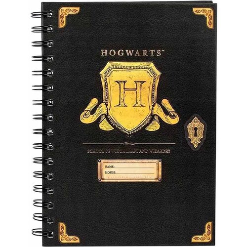 Blue Sky Sveska Harry Potter - A5 Wiro Notebook - Hogwarts Shield Cene