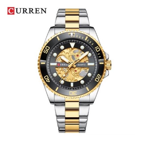 Curren 8412 mu&amp;scaron;ki sat gold black ( 8412 GOLD BLACK ) Slike