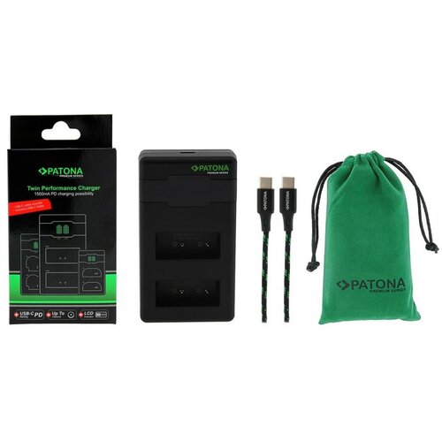 Patona Brzi dupli punjač za Fuji NP-W126 + USB-C kabl 0,6 m Cene