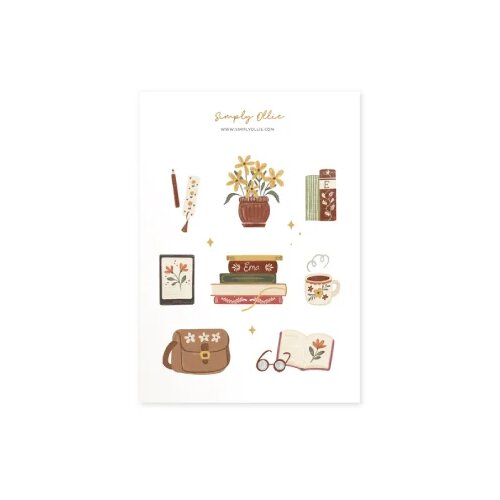 Simply Ollie Stikeri set Bookworm Slike