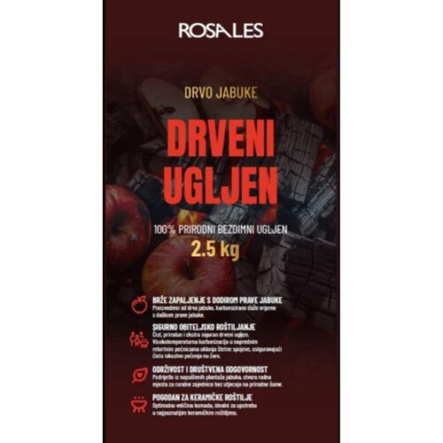  Drveni ugljen Rosales jabuka 2,5KG Cijene