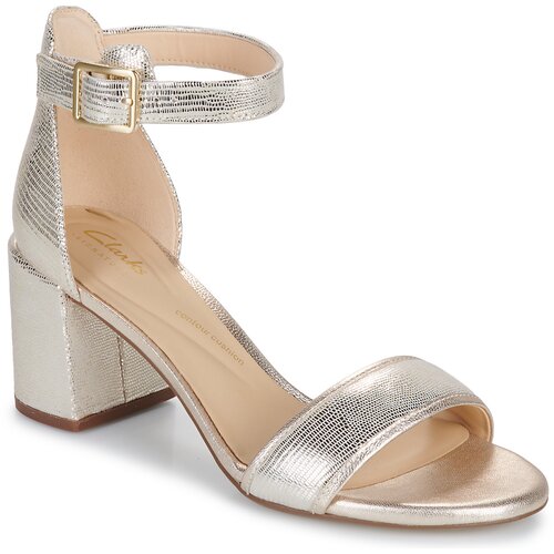 Clarks Sandali &amp;amp; Odprti čevlji EZORIA MAE Pozlačena Slike