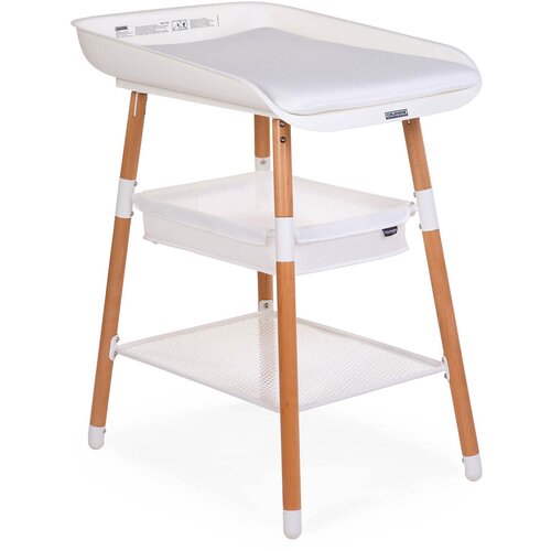Childhome stol za previjanje evolux natural white Slike
