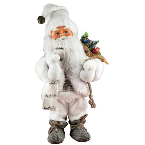 Elementa led novogodisnja dekora/plesuci deda mraz beli 30CM Cene