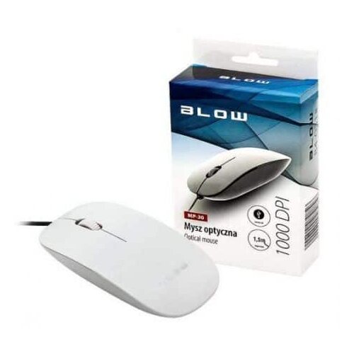 Blow Računalniška optična USB miška bela Cene
