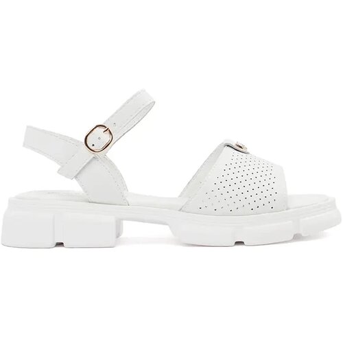 GOODIN White platform sandals Cijene