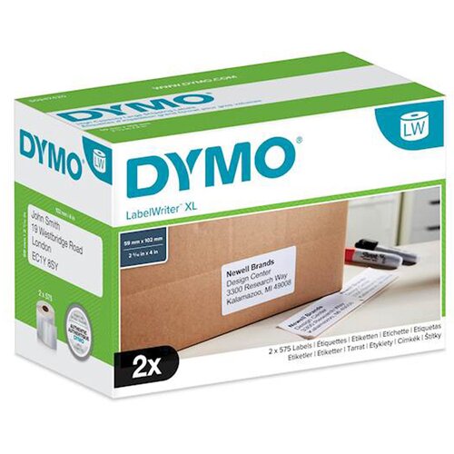 Dymo Nalepke 212996, 102 x 59 mm, 2 kosa, original Slike