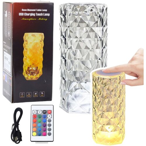  Kristalna LED noćna lampa 16 boja s daljinskim upravljačem na dodir Cene