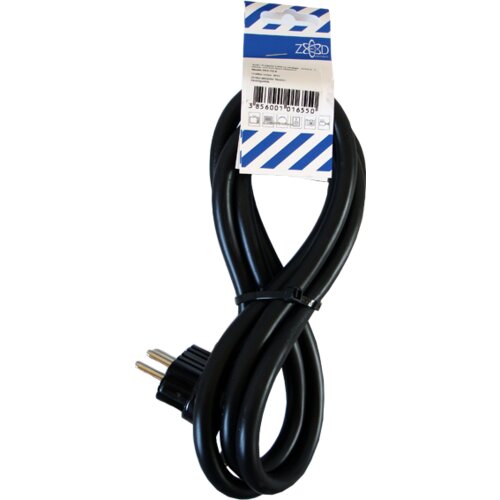 Zed_Electronic Priključni kabl za &amp;scaron;tednjak, trofazni, 2 metra, crni - PKS-T2.0, Crni Slike