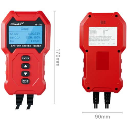 Noyafa NF-512 Tester sistema baterija Slike
