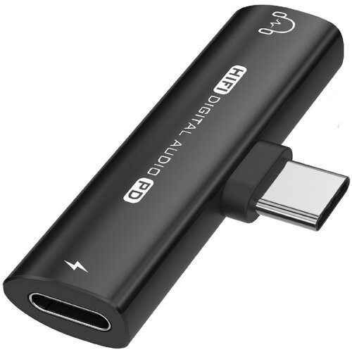 INF usb-c na 3,5 mm adapter za slu&amp;scaron;alke in polnilec black, (21248036) Slike