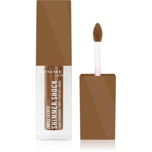 Rimmel London Thrill Seeker Shimmer Shock tekuće sjenilo za oči sa &amp;scaron;ljokicama nijansa 006 Brownie Pie 3.5 ml Slike