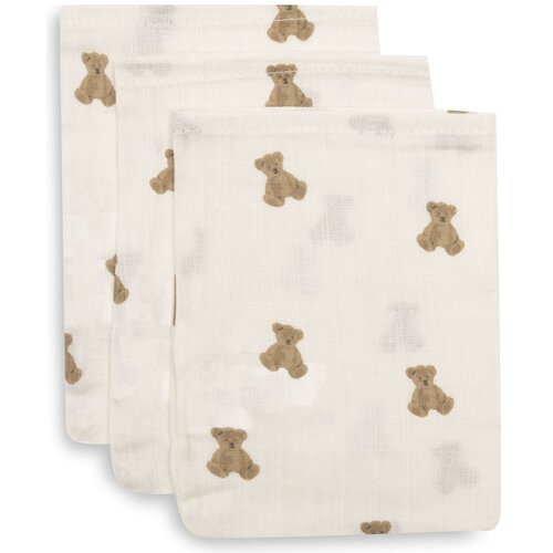Jollein tetra plenica 15x20cm 3/1 mini teddy bear Slike