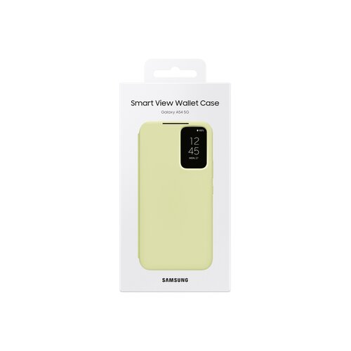 Samsung Zaštitna maska/futrola preklopna Smart View žuta za A54 Slike