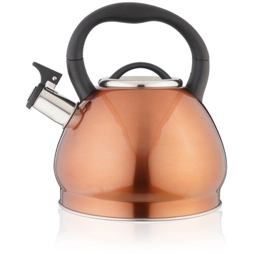 Eva čajnik s črnim ročajem 3l / bakrena barva / indukcija / inox, pvc, (20479055) Cene