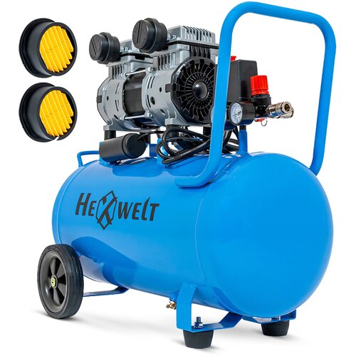 THUNDER Brezoljni kompresor HEXWELT HW-KBO-2T-50L &ndash; 1500 W, 50 L, 8 BAR, 250 l/min, (5000222718) Cene