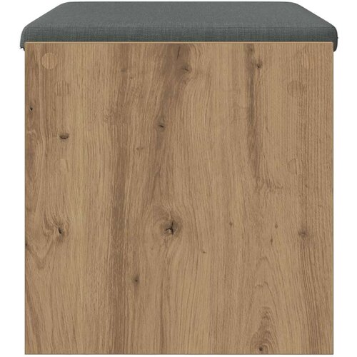  Klupa za hodnik s jastukom Umjetnički hrast 60 x 38 x 46 cm Slike