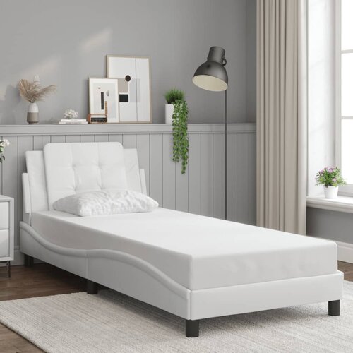 vidaXL Okvir za krevet s uzglavljem bijeli 80 x 200 cm od umjetne kože Cijene