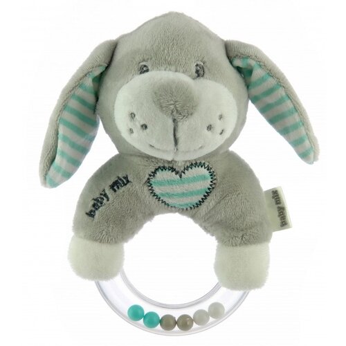 Pli&amp;scaron; zvečka pas grey&amp;amp;mint Slike