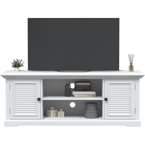 TV ormarić bijeli 110 x 30 x 41 cm od konstruiranog drva Cene