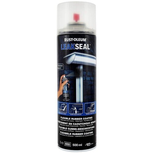 Rust_Oleum Leakseal Tečna guma u spreju, 0.5l, Transparentna Slike