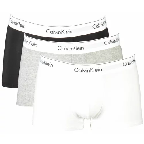 Calvin Klein Boksarice pegasto siva / črna / bela