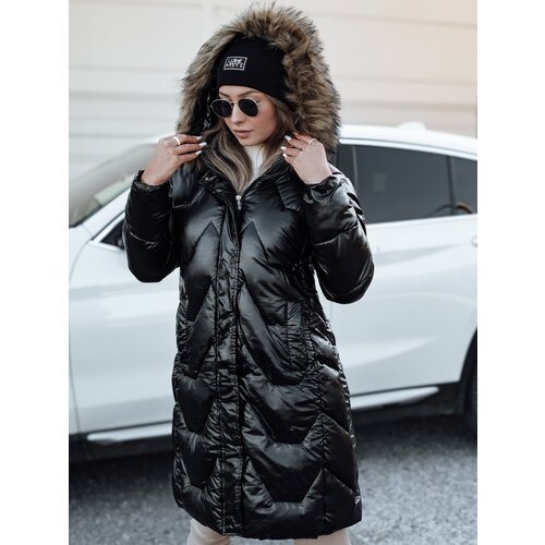DStreet Women's winter jacket ELECIO long quilted with hood black Cijene