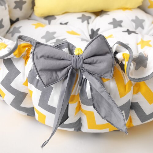 Belis soft baby podloga za igru grey-yellow TR-PLAYMAT Slike