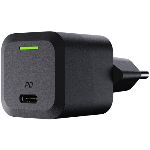 Green cell USB Charger PowerGaN 33 W PD 3.0 QC 3.0 1x USB-C black Slike