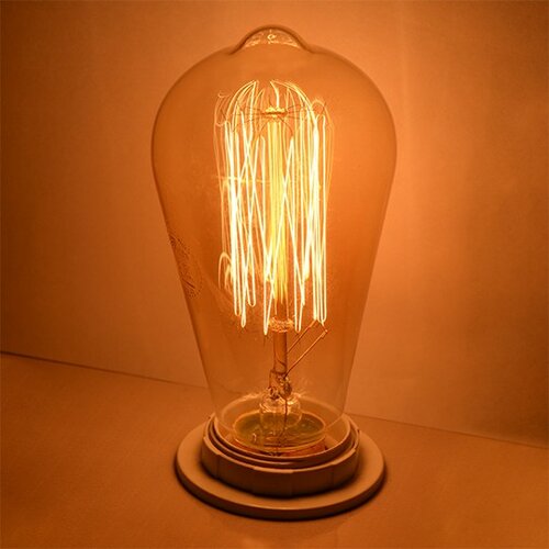 Mitea Lighting E27 60W ST64 2200K 220V dekorativna retro amber sijalica Slike