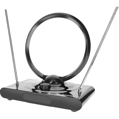 Generic MAXEXCELL, Okrogla digitalna HDTV TV antena 38 dBi Ultra močan sprejem TNT / DVB-T, Črna, (5000309147) Cene