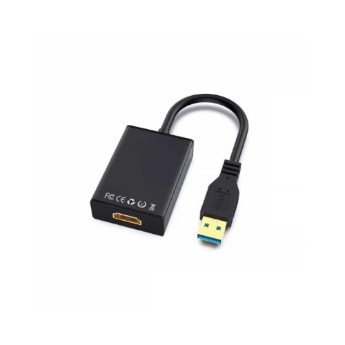 Adapter E-Green USB 3.0 (M) - HDMI (F) crni Slike