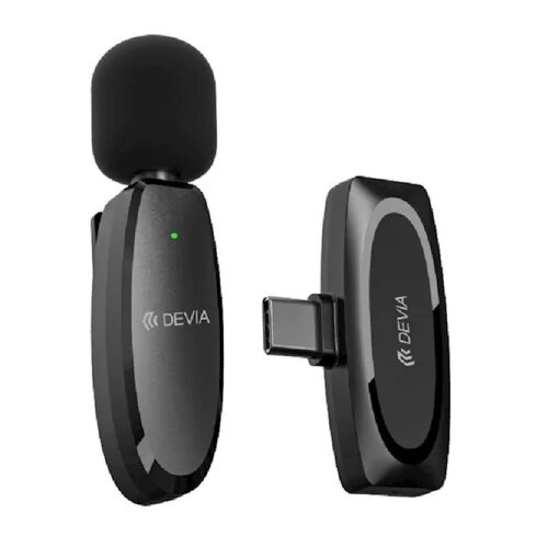 DEVIA bežični mikrofon za smartfon Kintone USB-C crni ( 21346 ) Cene