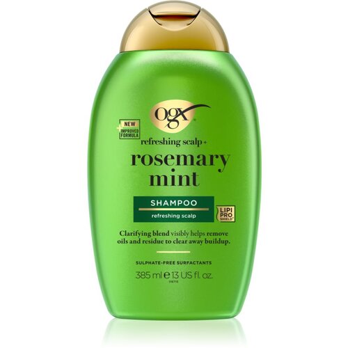 OGX Rosemary Mint čistilni šampon za mastno lasišče 385 ml Cene