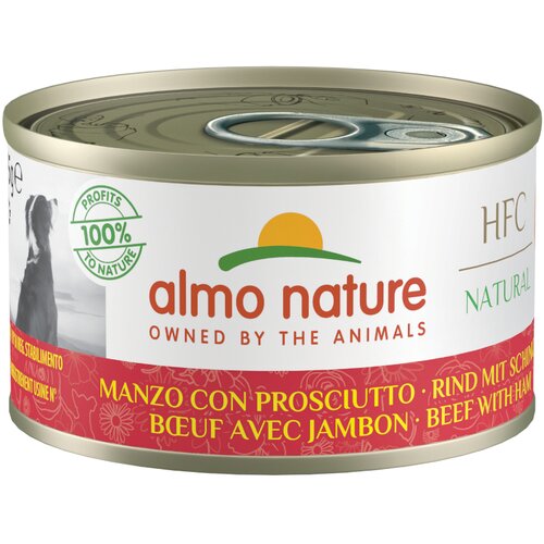 HFC Almo Nature 6 x 95 g - Govedina s šunko Cene