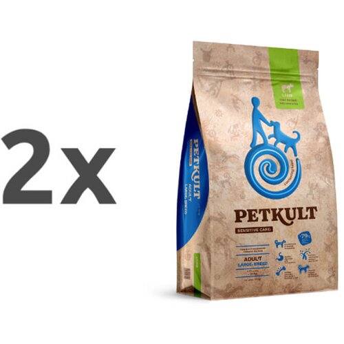 Petkult sensitive care adult, large - jagnjetina 2 x 12 kg Cene