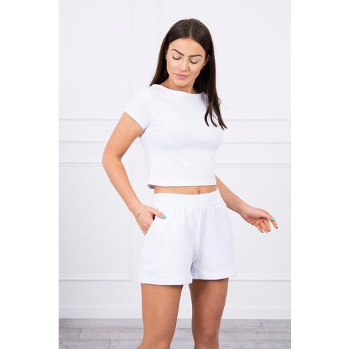 Kesi Cotton set with white shorts Slike