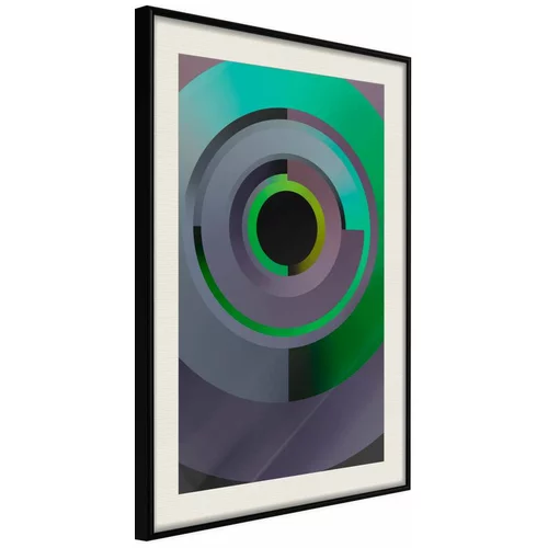  Poster - Green Record 40x60