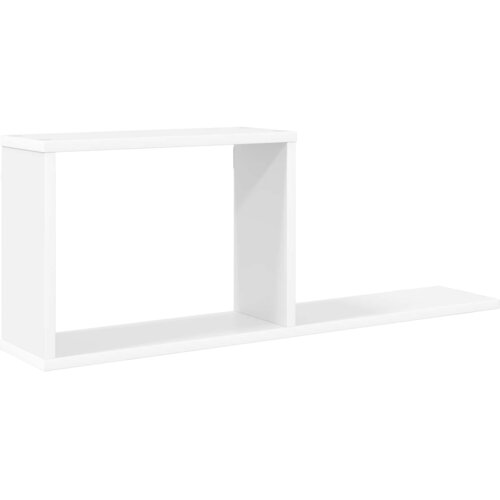vidaXL Lebdeče police Bela 80 x 15 x 30 cm Inženirski les, (5000307395) Cene