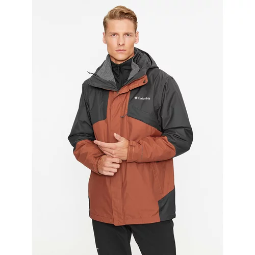 Columbia Pohodna jakna Bugaboo™ II Fleece Interchange Jacket Oranžna Regular Fit