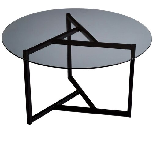 Neostill Črna okrogla mizica &amp;oslash; 75 cm Trio - Neostill Slike
