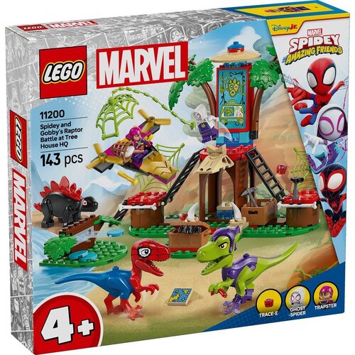 Lego Marvel Spidey and Gobby-Raptor Battle at Tree House HQ 11200 Slike
